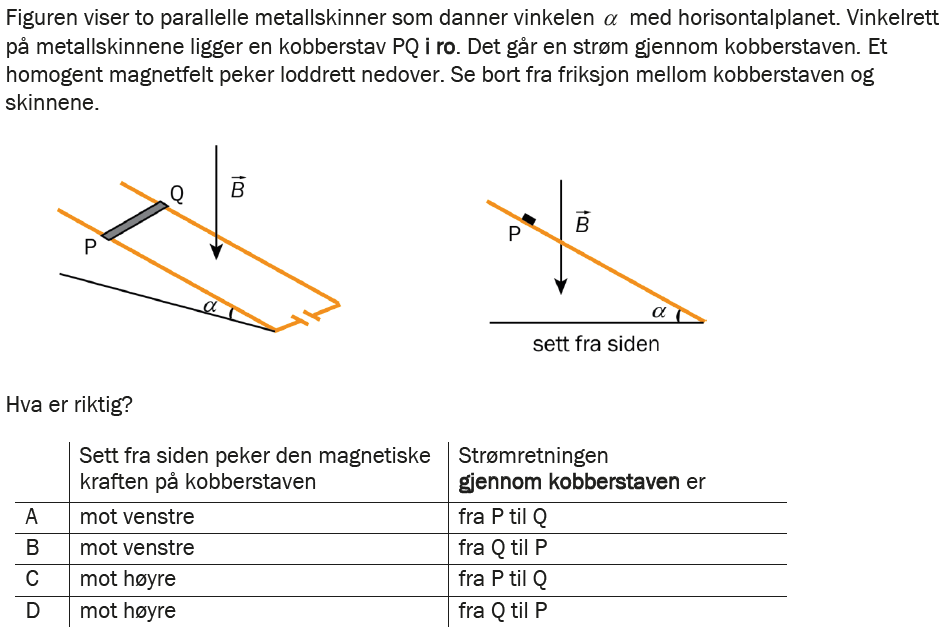 Flervalgsoppgave H25, oppgave 1m – Induksjon